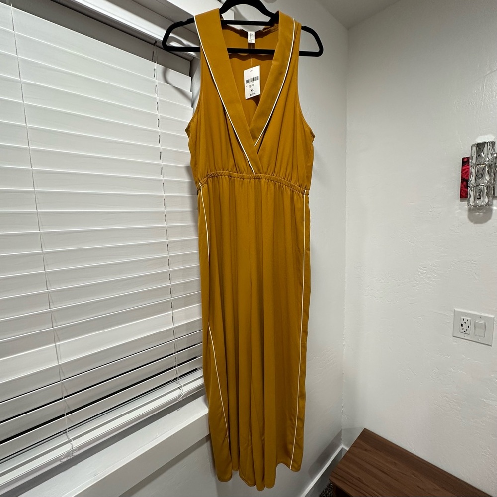 Sleeveless Mustard Romper